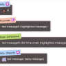 Angled User Rectangle Chat